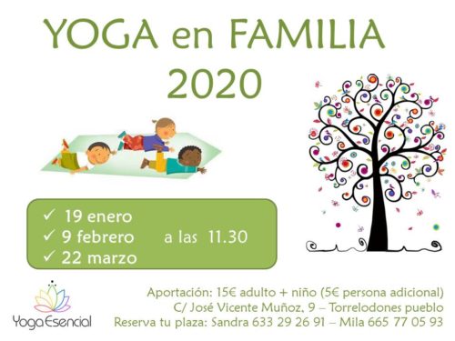 Yoga en Familia 2020 en Torrelodones